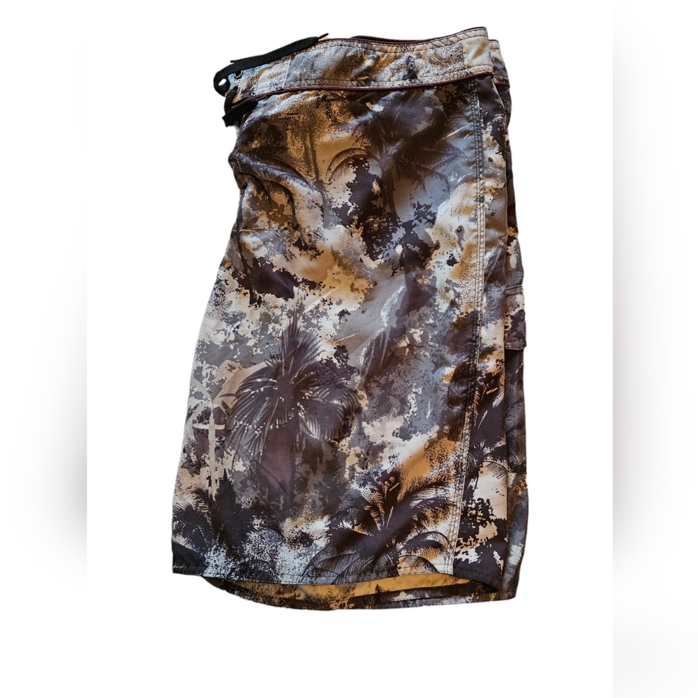 COPY - NWOT men's sized 42, Wonderwall board shorts by Steve & Barry's, palm tr… - Picture 3 of 11